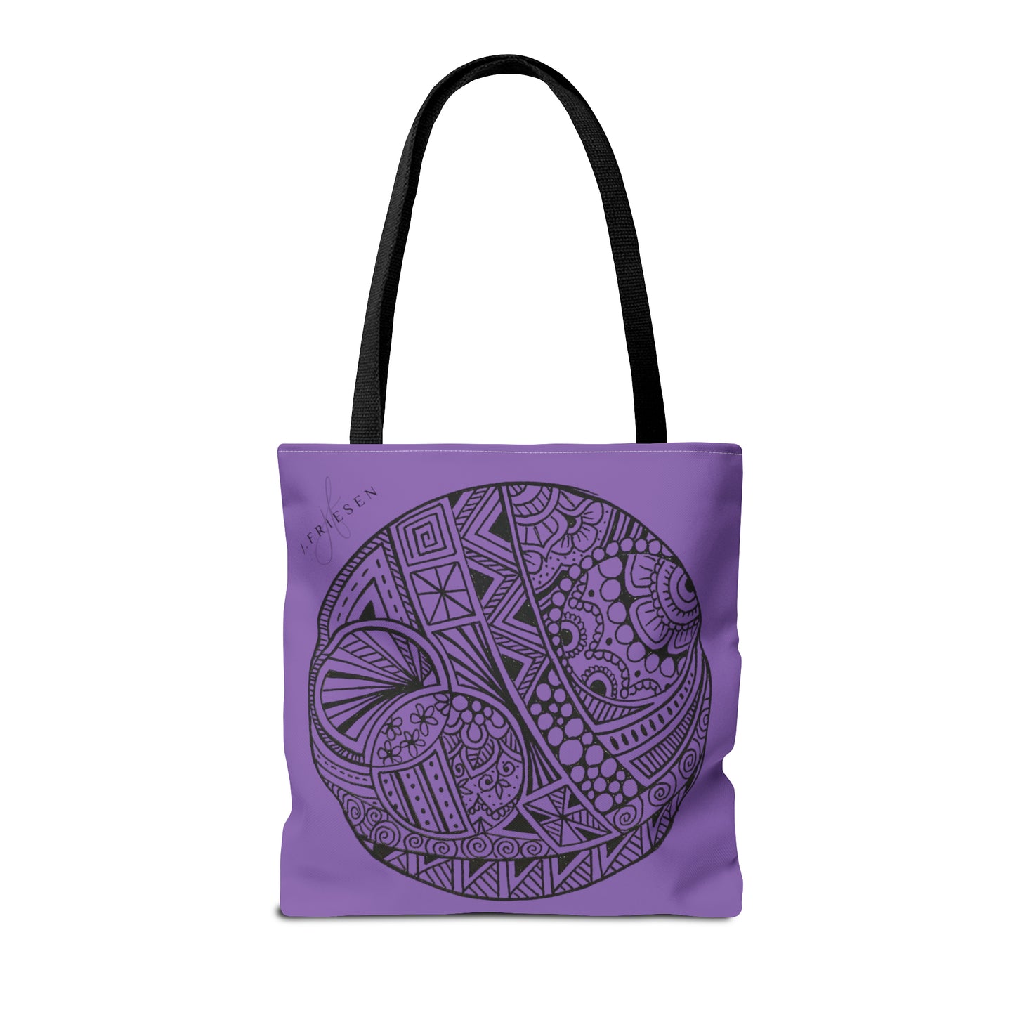 Tote Bag (Purple Circle)