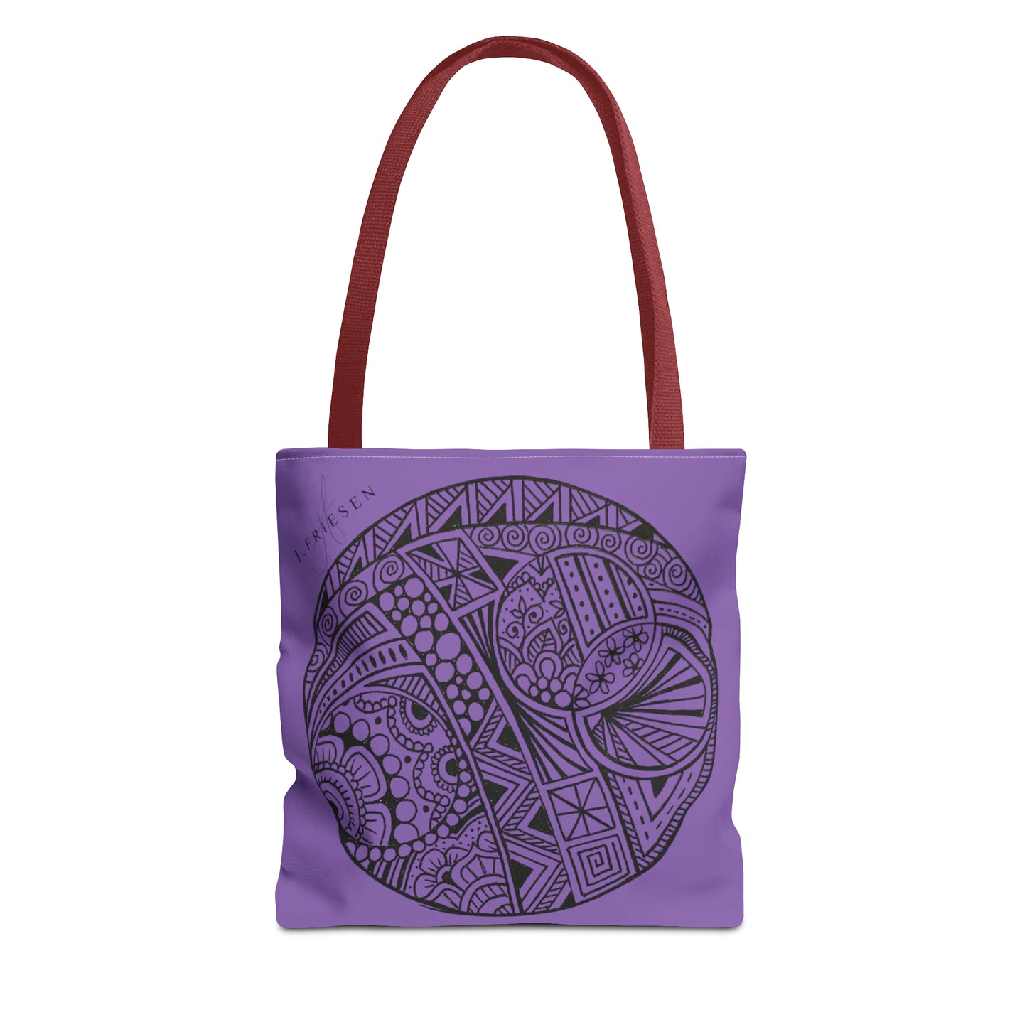 Tote Bag (Purple Circle)